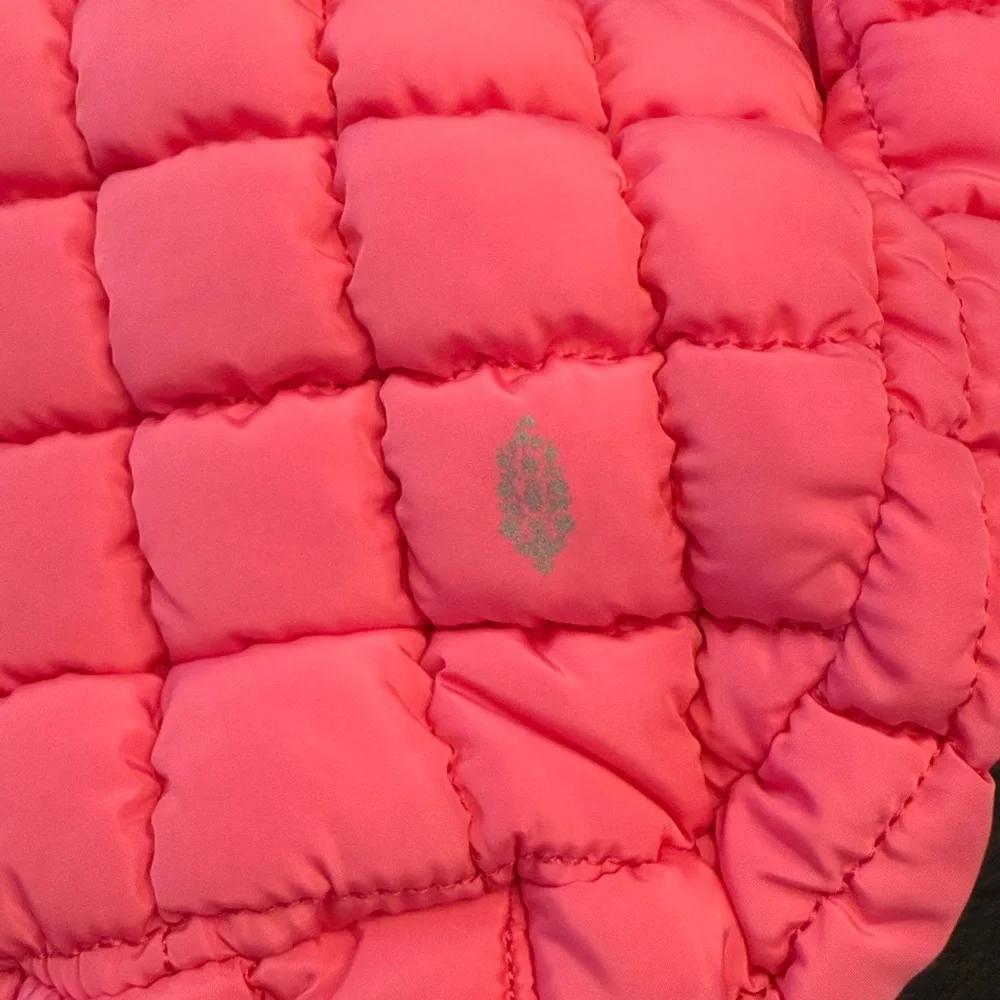 Free People Movement Quilted Carryall Bag.  NWT. Bubblegum